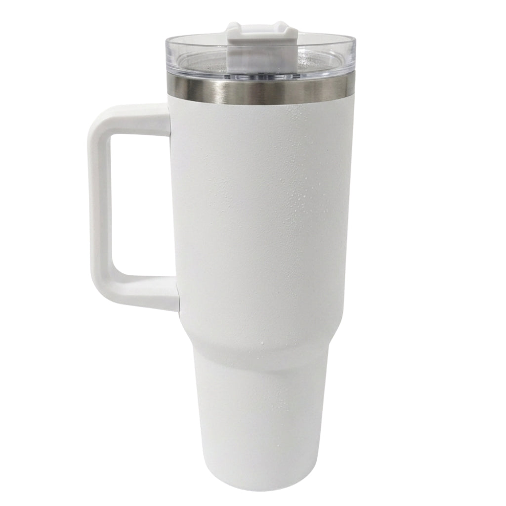 White frostflow premium tumbler - 1200ml